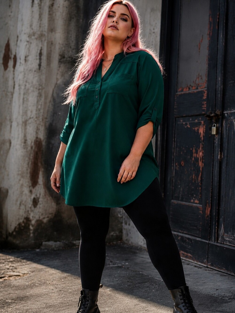 Torrid 0x Emerald Green Harper Blouse